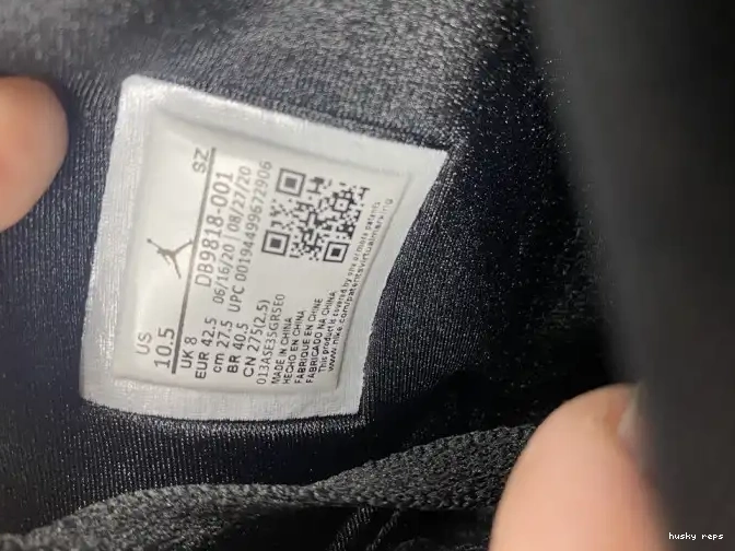 Rep Husky SD Black (W) 6 Retro Triple Jordan DB9818-001 0508